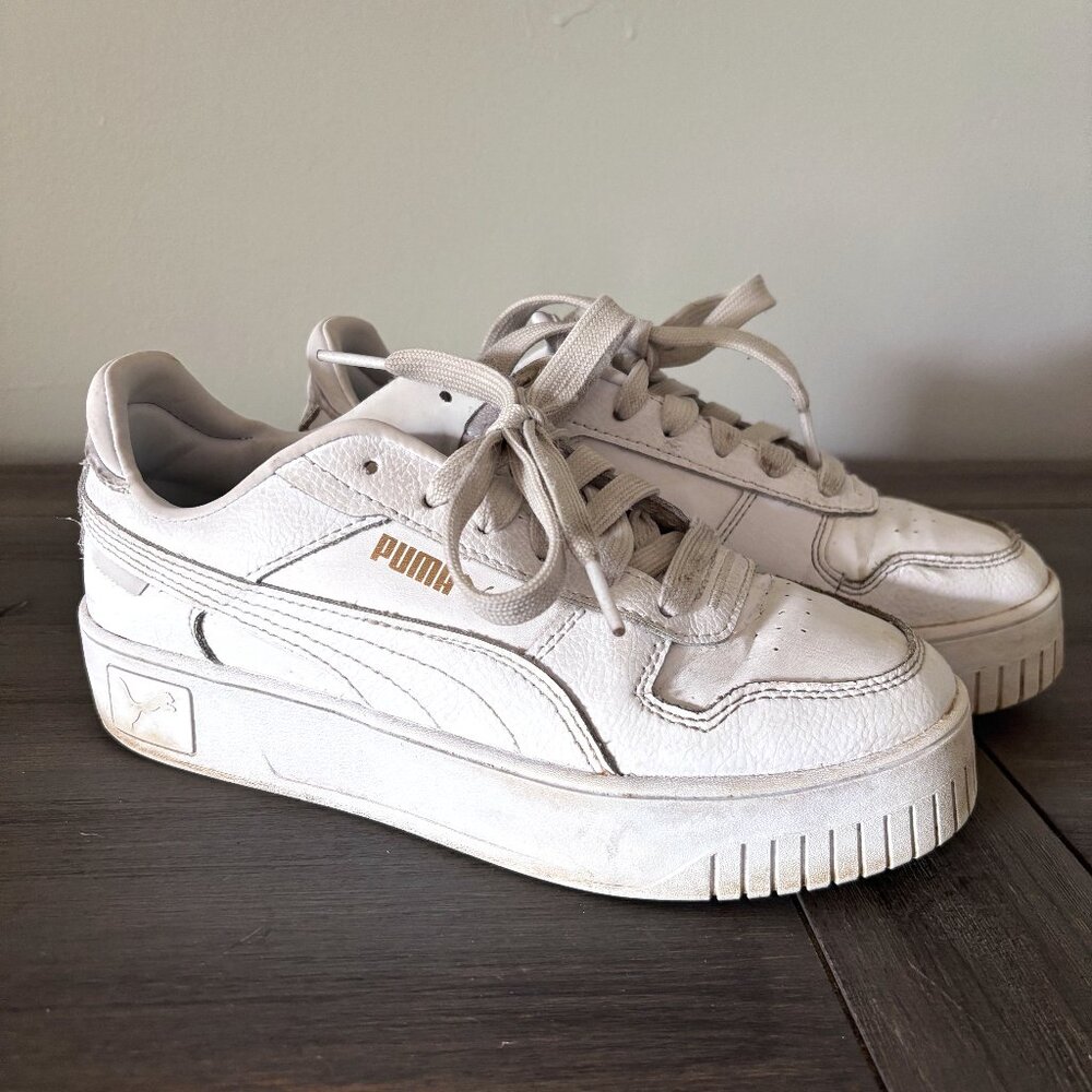 Puma Carina Platform Sneaker White